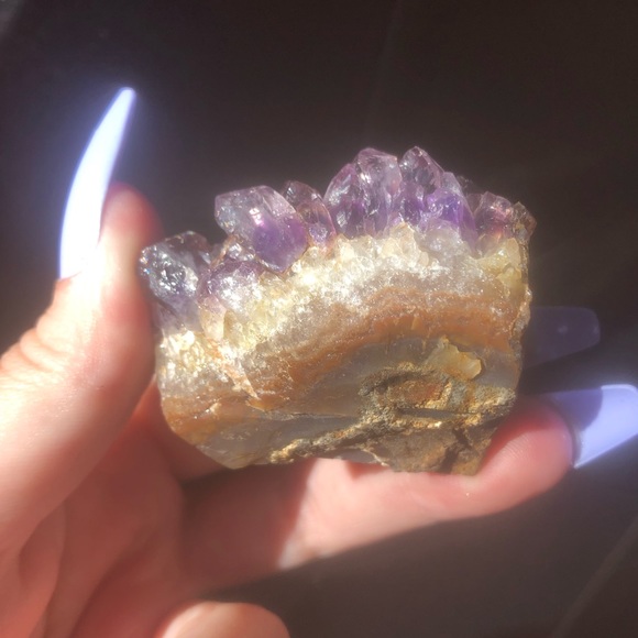 Amethyst Crystal Geode, Raw Amethyst, Crystal Cluster - Picture 6 of 10